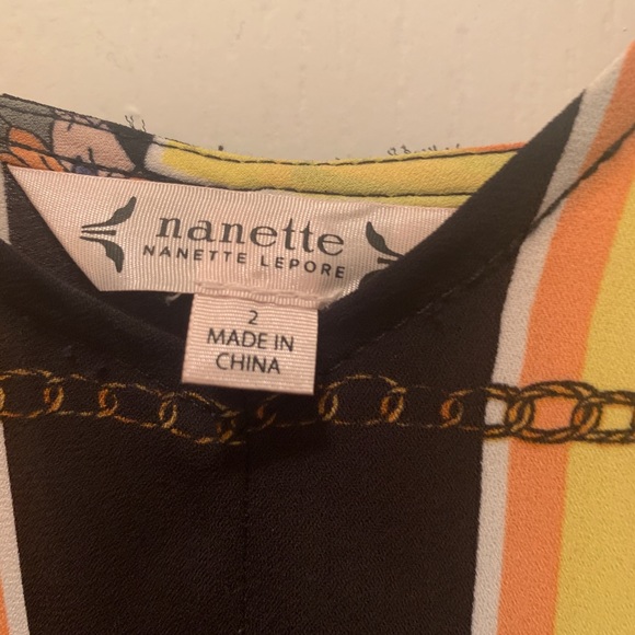 Nanette Lepore Handkerchief Dress Size 2 - Picture 2 of 2